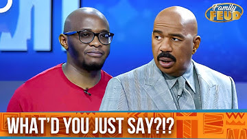 Steve Almost Quit the Show Because of Him | Fast Money | Family Feud Classics
