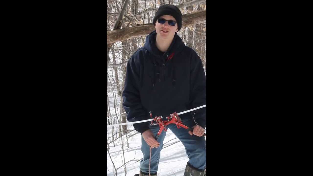 Checking for Leaks in Saplines at Mapleland Farms