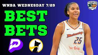 WNBA PRIZEPICKS WEDNESDAY 7/29/26 (5 FREE PLAYS✅) | BEST PLAYER PROPS & PREDICTIONS