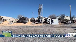 Union Pacific Railroad investigates train derailment east of North Platte