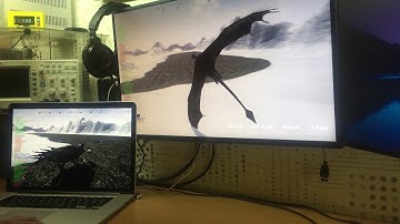 Dragon Game Project in UE4. Multiplayer mode test. Lags