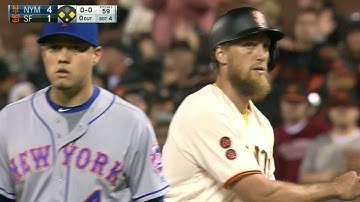 NYM@SF: Pence plates Posey with a single