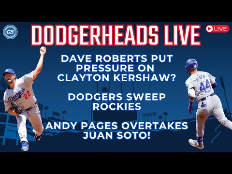 DodgerHeads Live: Clayton Kershaw chasing 3,000 strikeouts; Dodgers sweep, Shohei Ohtani next start
