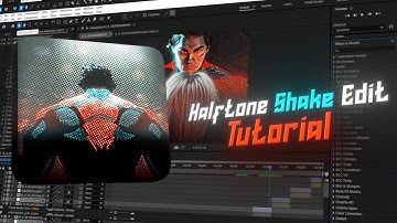 "How to Create Halftone Shake Effect in After Effects (Easy Tutorial)" #AfterEffects