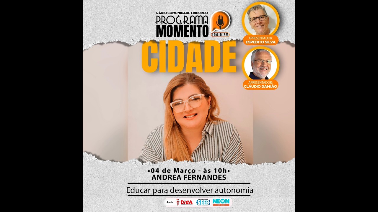 MOMENTO CIDADE 04/03/2026 - ENTREVISTA ANDREA FERNANDES