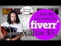 I Sold My Guitar Services on Fiverr