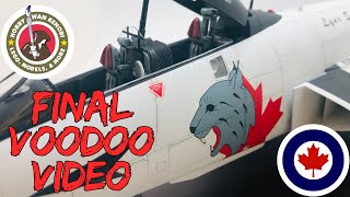 F-101B Voodoo Model Build and Review - Kitty Hawk 1/48 - Decals, Oil Wash, Weathering, Finish - 4K