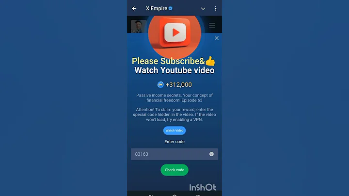 Passive income secrets. Your concept of Financial Freedom X Empire Code! Episode 63 code