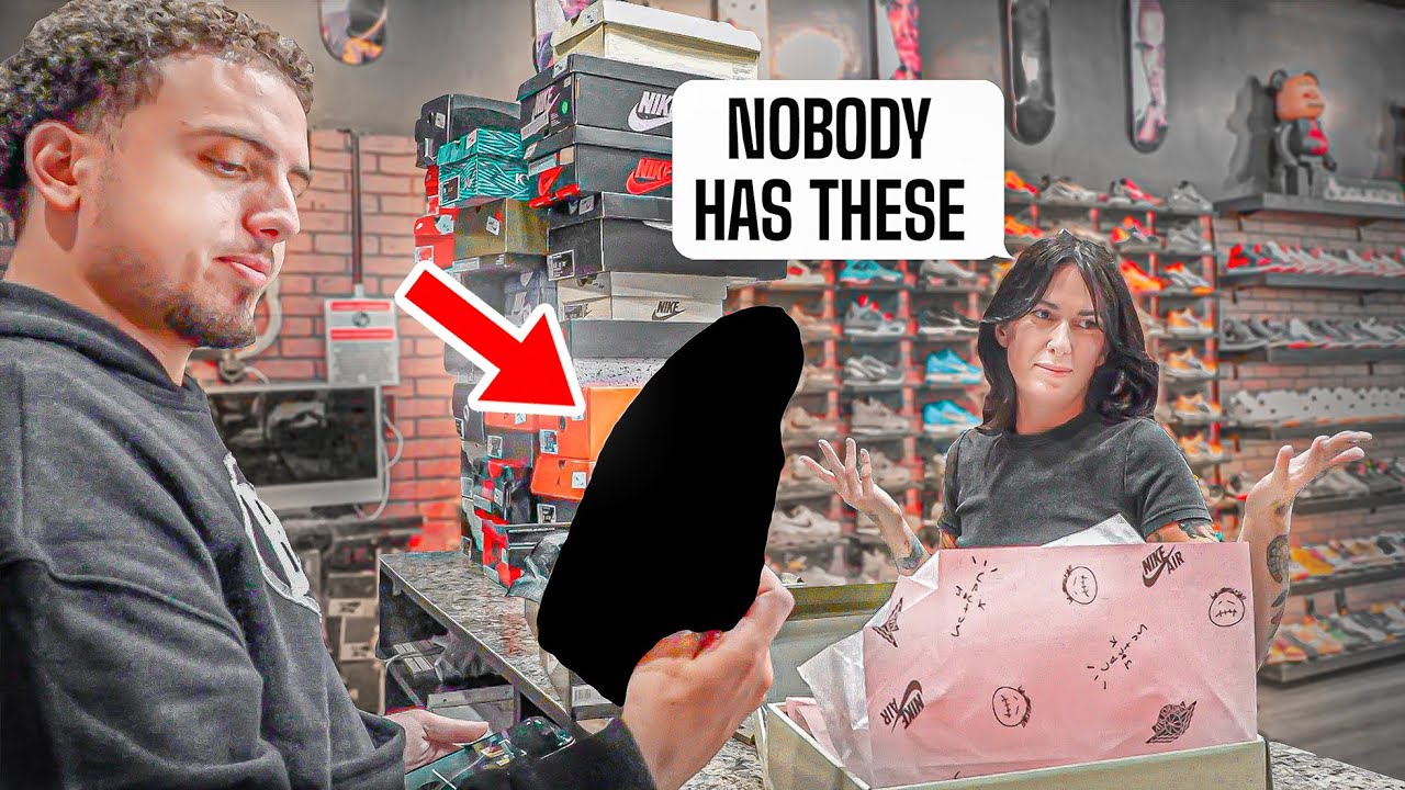 SHE SHOCKED US WITH THE RAREST SNEAKERS EVER!!! (NEVER SEEN BEFORE)