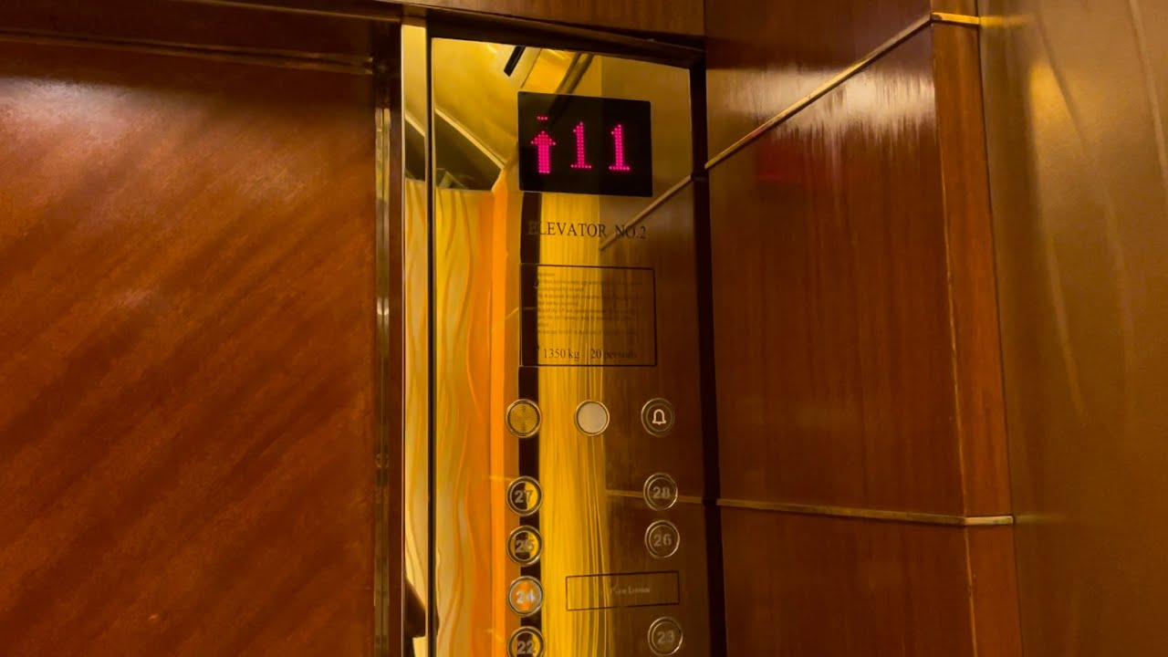 1990s Schindler M-series elevator at Makati Shangri-La, Makati, Philippines