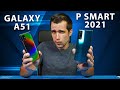 Huawei P Smart 2021 vs Samsung Galaxy A51 Comparison Review! Best Budget Smartphones 2020!