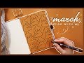 PLAN WITH ME March 2019 Bullet Journal Set Up  |  PLANT BASED BRIDE