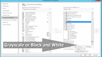 How to Customize Ribbon Toolbar in PowerPoint 2017