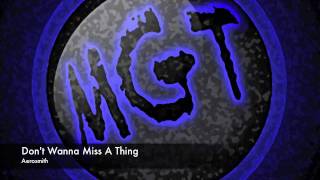 Video thumbnail of "Don't Wonna Miss A Thing Backing Track - Aerosmith"
