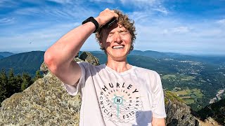 Sub 1 hour Mount Si ascent (i genuinely died)