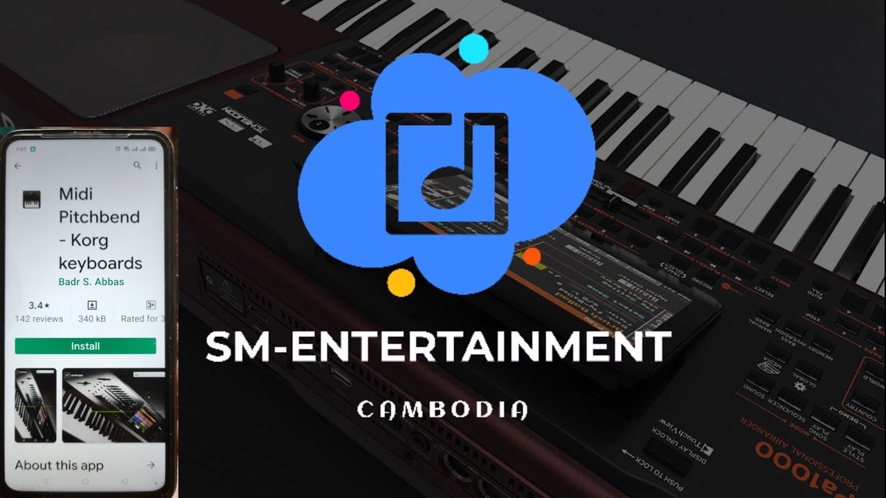 How to use Pitch Bend on the Phone/របៀបប្រើ Pitch Bend លើទូរសព្ទដៃ/Android and iOS/Korg Pa Series