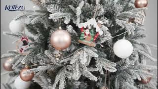 TY CT 047 圣诞树自动款 法语 Sapin de Noël artificiel floqué en PE et PVC de 210 cm