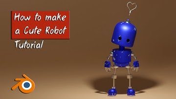 How to make a cute robot in blender 3.3