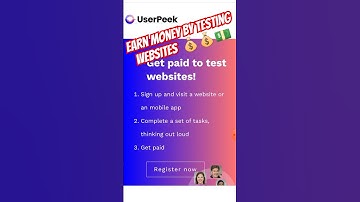 Earn money by testing websites and apps make money online from home #shorts #earningapp #website