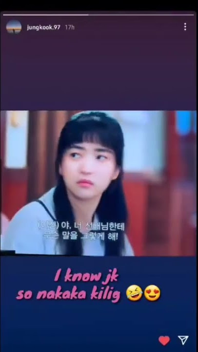 Jungkook is watching 25-21 k drama |Jk IG story | BTS Update