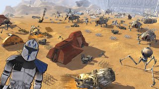 Rex's 501st Defends Crashed VENATOR Hanger! - Men of War: Star Wars Mod Battle Simulator