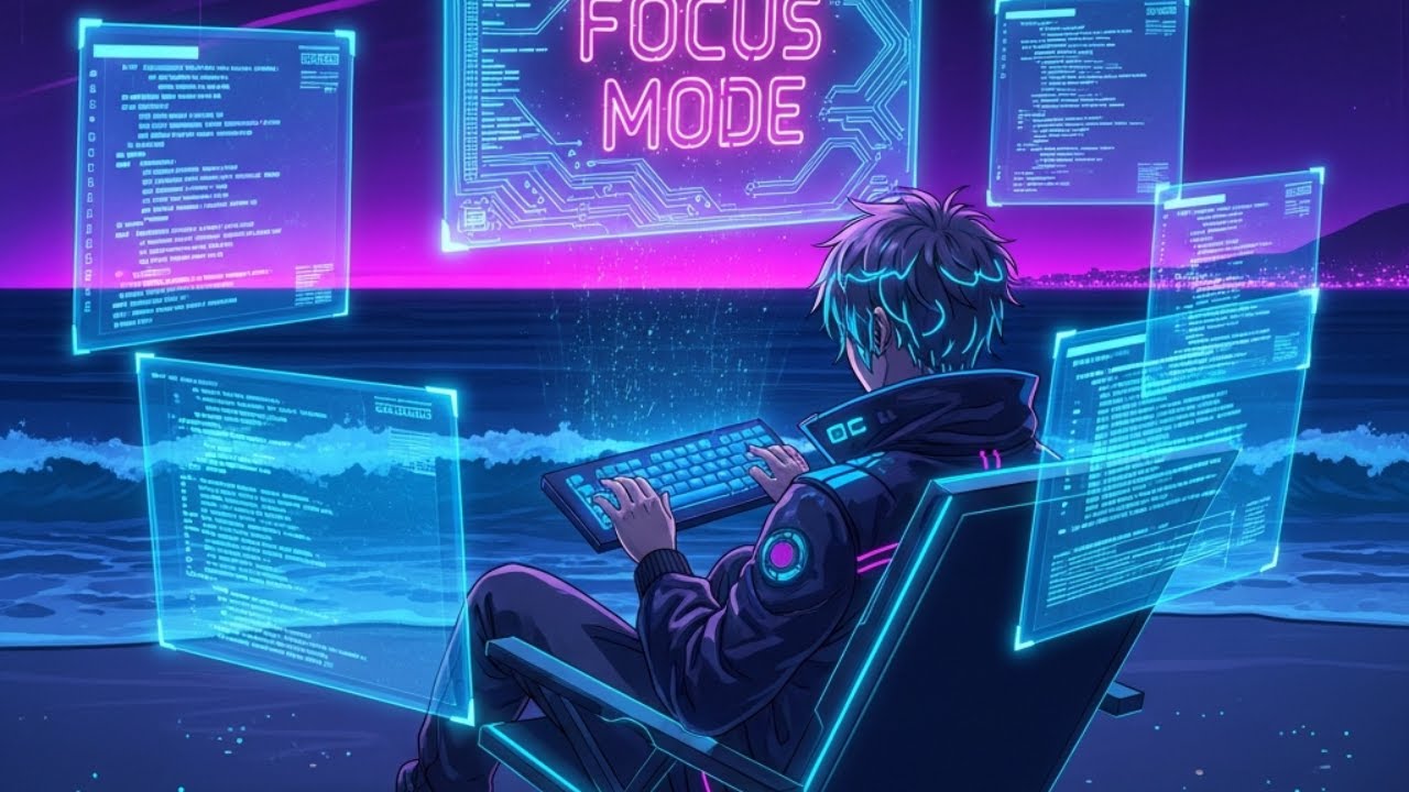 Lo-Fi Ocean Sounds for Programming Focus Mode - YouTube