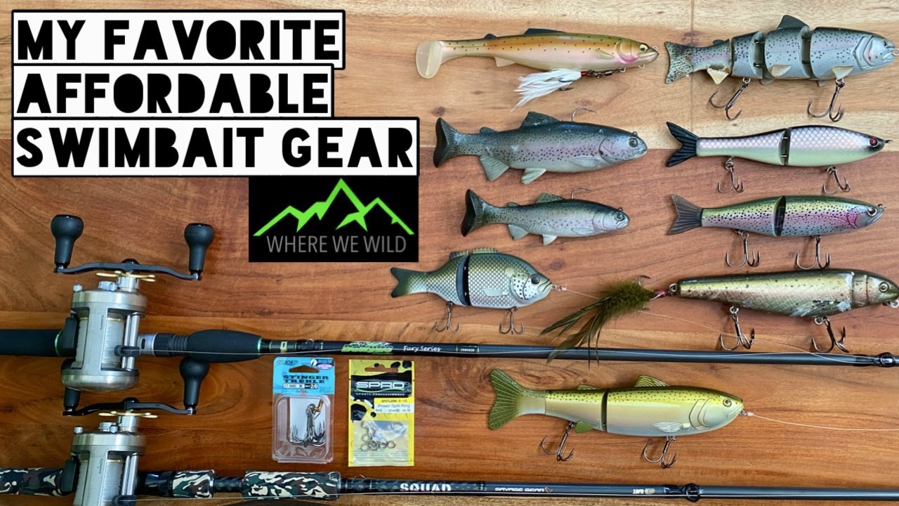 MY FAVORITE AFFORDABLE SWIMBAIT GEAR 