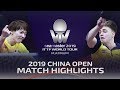 Kenta matsudaira vs truls moregard  2019 ittf china open highlights pre