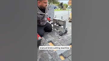 Brick Cutting Machine That Slices bricks Like Butter!