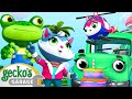 Helicopter Birthday Party Cake Chase | Gecko&#39;s Garage | Trucks For Children | Cartoons For Kids