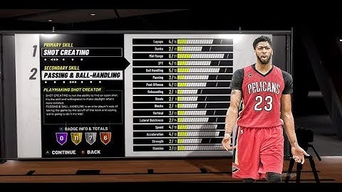 ANTHONY DAVIS BUILD ON NBA 2K19!!