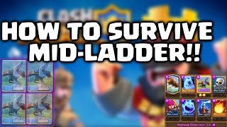 What is the best deck to beat mid-ladder in Clash Royale?