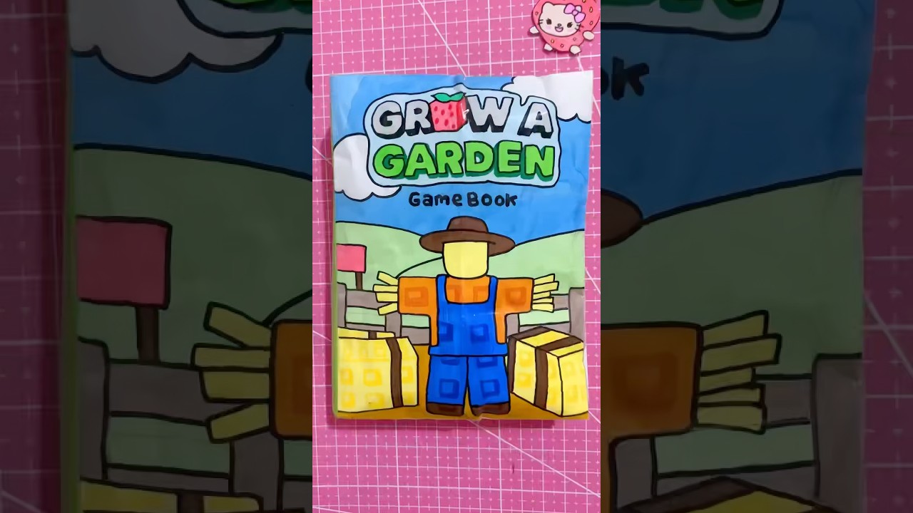 Grow a garden squishy game book 🥬🌶️🥕 