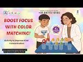 Color Identification Activity to Improve Concentration in Kids | Focus Building Exercise #autism