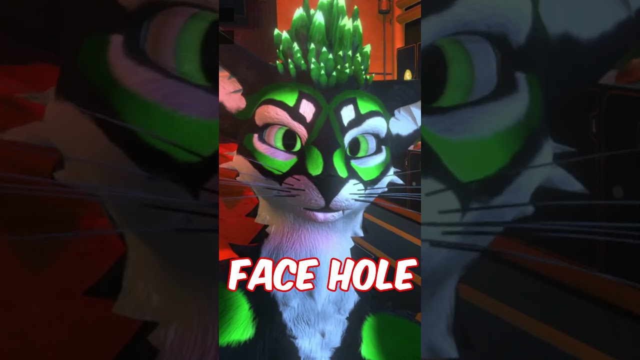 face hole 🐾 #furry #vrchat #vtuber