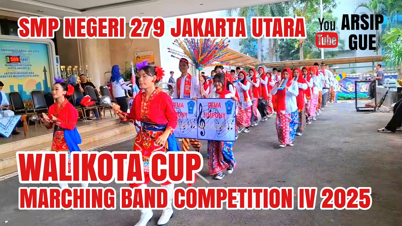 MARCHING BAND SMP NEGERI 279 IKUTAN WALIKOTA CUP 2025 #marchingband 