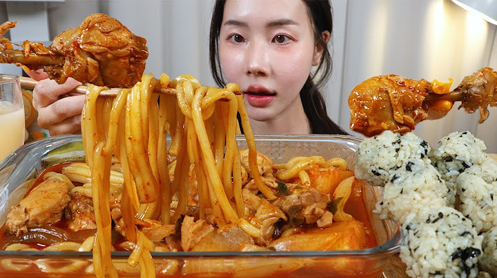 초복에는 엽닭이죠! 매콤한 엽닭에 우동사리, 분모자 추가💖 Spicy Yupdak Mukbang ASMR Spicy Korean Chicken Stew