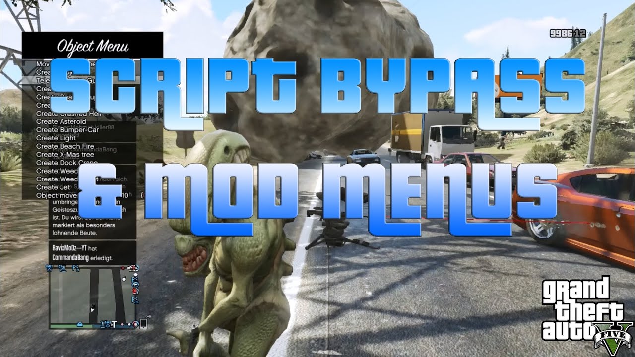 Gtav Script Menu GTA 5 ONLINE - SCRIPT BYPASS | 41 Scripts MOD MENU | (PS3) [GER / ENG ...