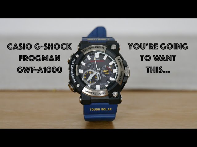 Casio G-Shock Frogman GWF-A1000 Review - All new, and highly