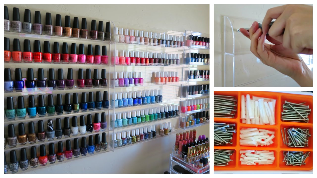 How To Hang Nail Polish Racks Missjenfabulous You How To Hang Nail Polish Racks Missjenfabulous