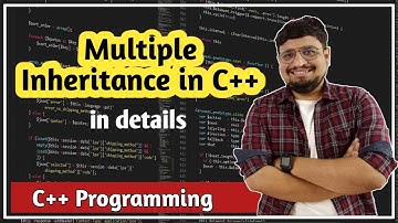 Multiple Inheritance in C++ | Types of Inheritance in C++  | C++ Tutorial PART 70