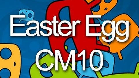 Easter egg on the CyanogenMod 10 Android 4.1.1 JellyBean