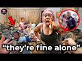 Police RUSH In to RESCUE 4 Kids After Mom Leaves Child Alone For HOURS #132