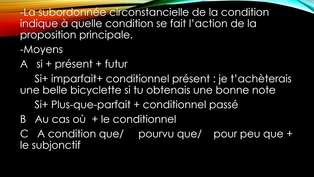 Proposition Subordonnée Conjonctive Circonstancielle De Temps