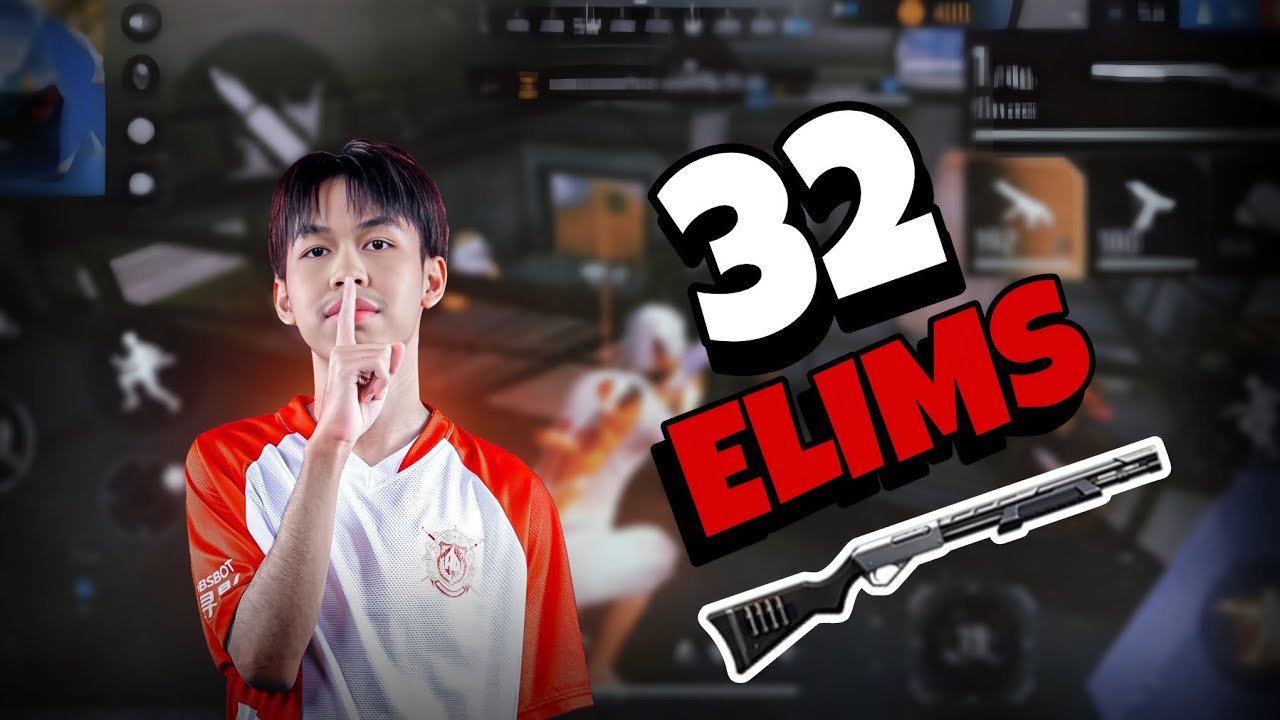 AG.SAIFA SOLO SQUAD RANKED 32 ELIMS💀|M590 