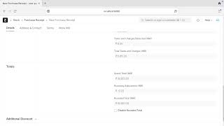 ERPNext:Procure to Pay Quick Overview-05-How to Create Purchase Receipt for Purchase Order