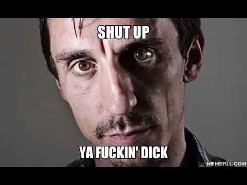 School lads got hold of Gary Neville's phone number. Gary wasn't happy