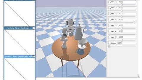 Simulation of a V60 Coffee Pouring Robotic Arm in PyBullet