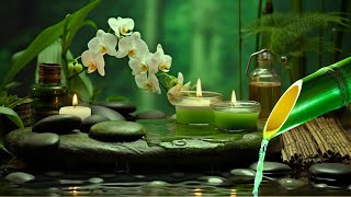 Relaxing Music  Sound of Bamboo Water Helps to Stabilize The Mind, Restore Health