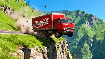 Epic Cars Crash on Cliff 🚧– BeamNG Drive Crash (Episode 03)!